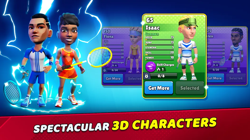 Badminton Clash 3D (Бадминтон Клаш 3D) [МОД Premium] APK Android Screenshot 5