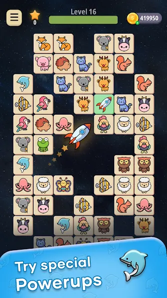 Connect Animal (Коннект Энимал) [МОД Бесконечные монеты] APK Android Screenshot 3