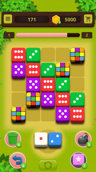 Dice Craft - Merge Puzzle (Дайс Крафт) [МОД Mega Pack] APK Android Screenshot 2
