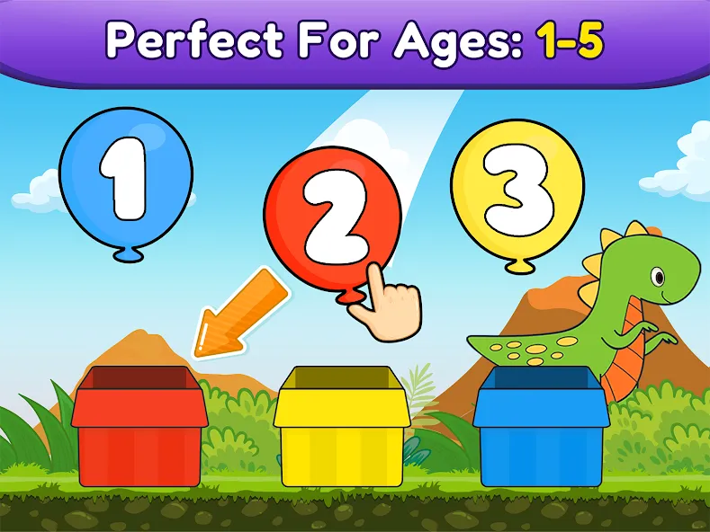 Balloon Pop Kids Learning Game [МОД Все открыто] APK Android Screenshot 4