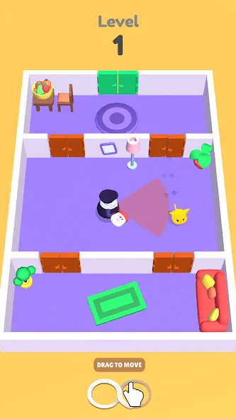 Cat Escape (Кэт Эскеип) [МОД Бесконечные монеты] APK Android Screenshot 1