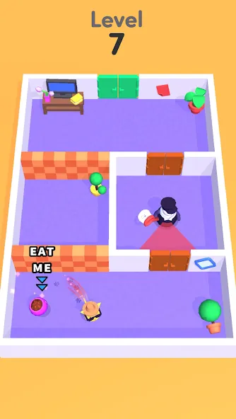 Cat Escape (Кэт Эскеип) [МОД Бесконечные монеты] APK Android Screenshot 3