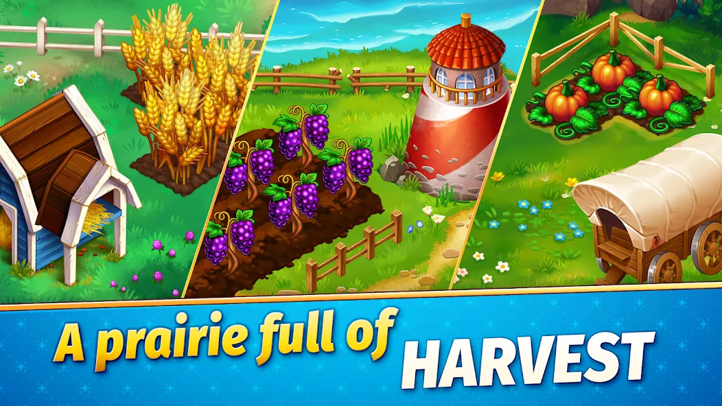Solitaire Golden Prairies [МОД Premium] APK Android Screenshot 2