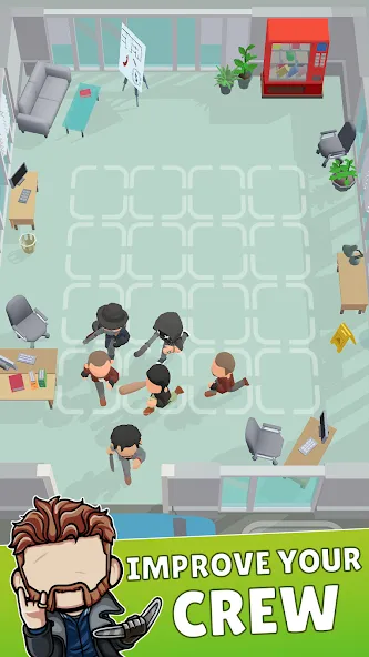 Merge Gangster Heist vs Police (Мердж Гангстер Хейст) [МОД Unlocked] APK Android Screenshot 2