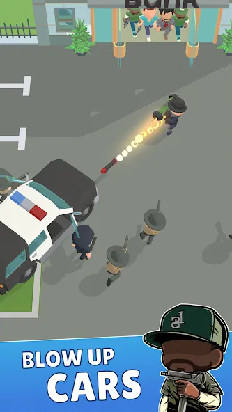 Merge Gangster Heist vs Police (Мердж Гангстер Хейст) [МОД Unlocked] APK Android Screenshot 5