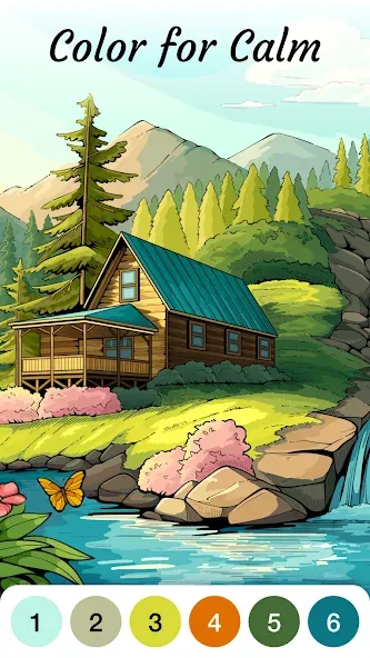 Zen Color - Color By Number (Зен Колор) [МОД Бесконечные монеты] APK Android Screenshot 4