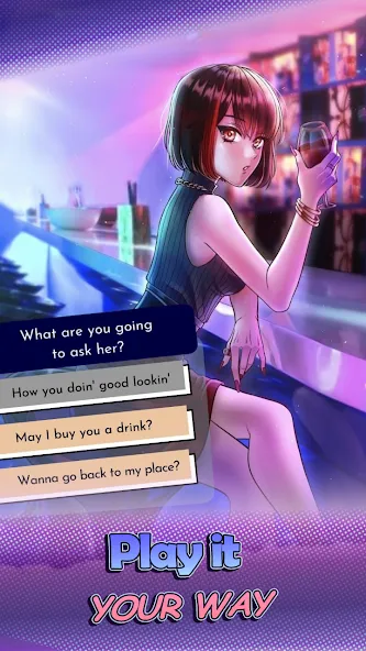 HaremKing - Waifu Dating Sim (ХаремКинг) [МОД Premium] APK Android Screenshot 1