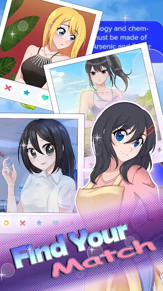 HaremKing - Waifu Dating Sim (ХаремКинг) [МОД Premium] APK Android Screenshot 4