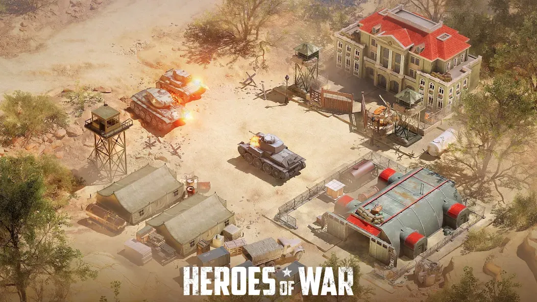 Heroes of War: Idle army game (Герои войны) [МОД Много денег] APK Android Screenshot 3