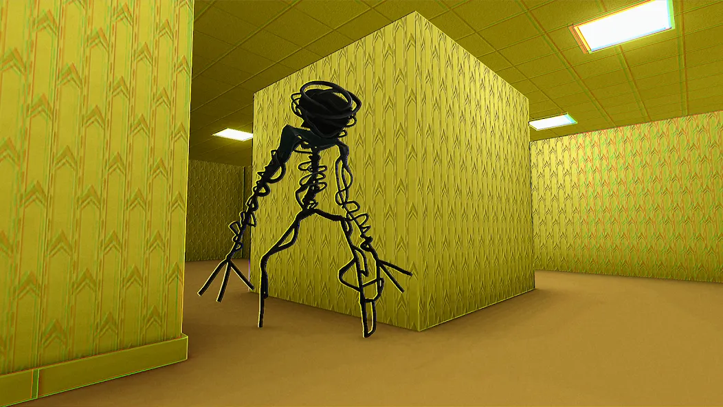 Hide in The Backrooms Nextbots (Спрятаться в комнате сзади) [МОД Unlocked] APK Android Screenshot 1