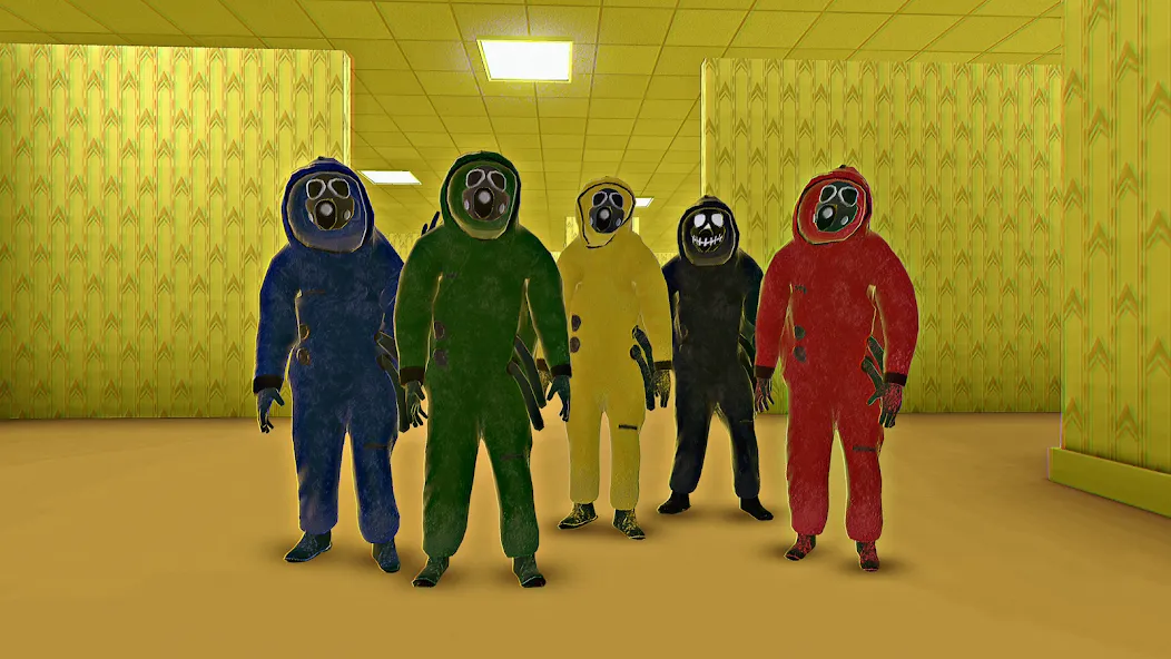 Hide in The Backrooms Nextbots (Спрятаться в комнате сзади) [МОД Unlocked] APK Android Screenshot 2