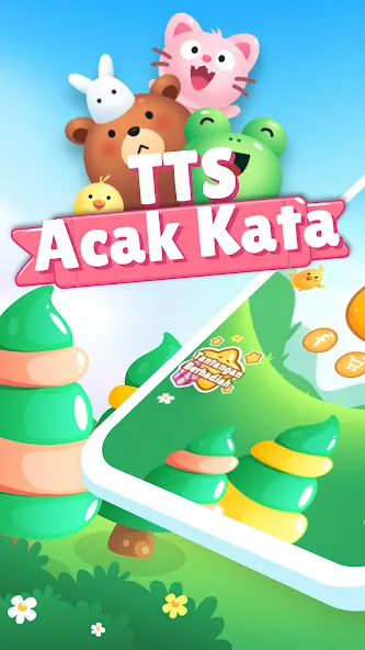 Acak Kata - Teka Teki Silang (Ацак Ката) [МОД Premium] APK Android Screenshot 1