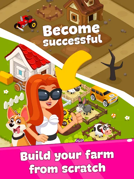 Idle Farm Game Offline Clicker [МОД Premium] APK Android Screenshot 5