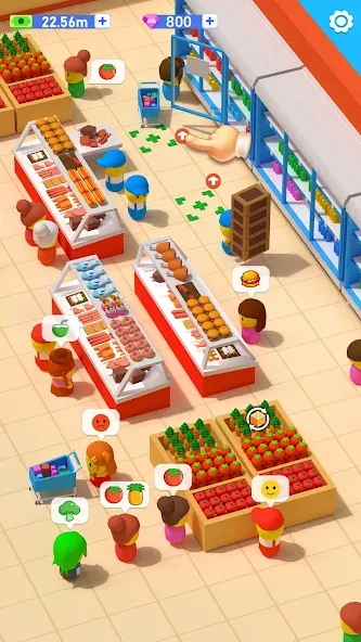 My Idle Supermarket Simulator (Мой Айдл Стор) [МОД Все открыто] APK Android Screenshot 4