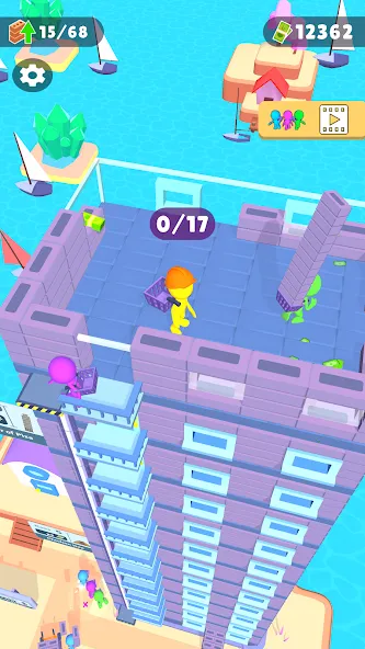 Tower Master: Collect & Build (Тауэр Мастер) [МОД Бесконечные монеты] APK Android Screenshot 5