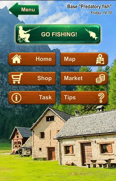 Fishing Baron - fishing game [МОД Все открыто] APK Android Screenshot 1
