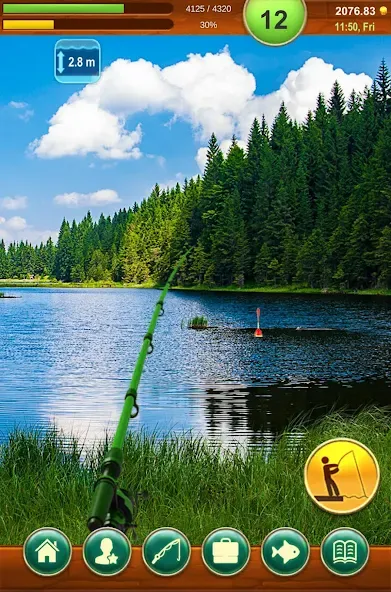 Fishing Baron - fishing game [МОД Все открыто] APK Android Screenshot 2