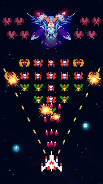 Falcon Squad - Galactica (Фалькон Сквад) [МОД Меню] APK Android Screenshot 1