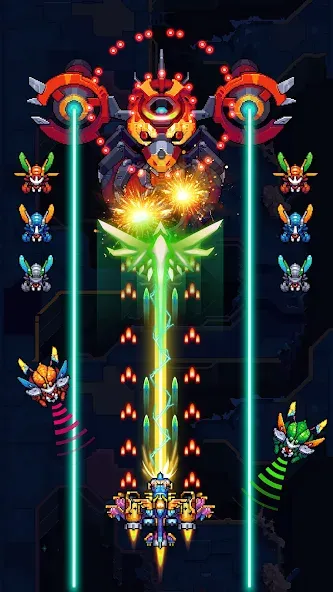 Falcon Squad - Galactica (Фалькон Сквад) [МОД Меню] APK Android Screenshot 2