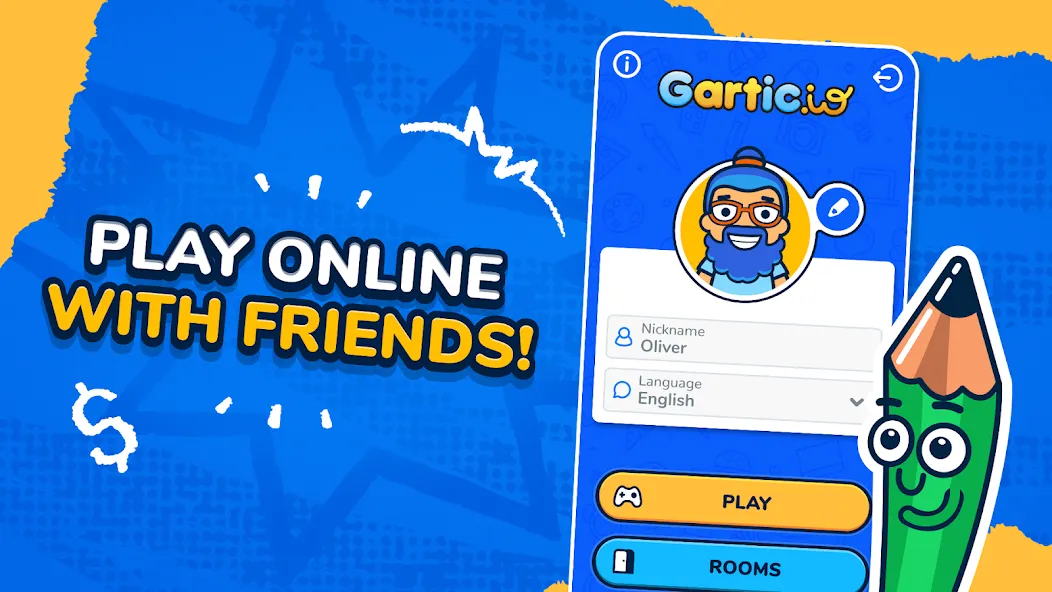 Gartic.io - Draw, Guess, WIN [МОД Mega Pack] APK Android Screenshot 2
