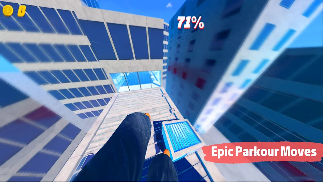 Rooftop Run (Руфтоп Ран) [МОД Много денег] APK Android Screenshot 1