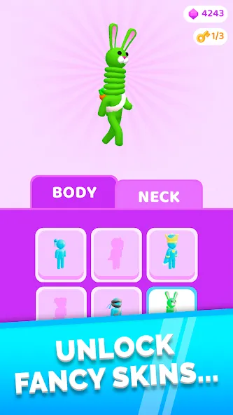 Long Neck Run (Лонг Нек Ран) [МОД Premium] APK Android Screenshot 4