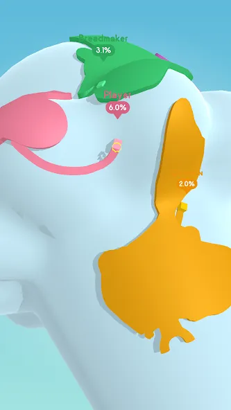 Paper.io 3D [МОД Меню] APK Android Screenshot 5