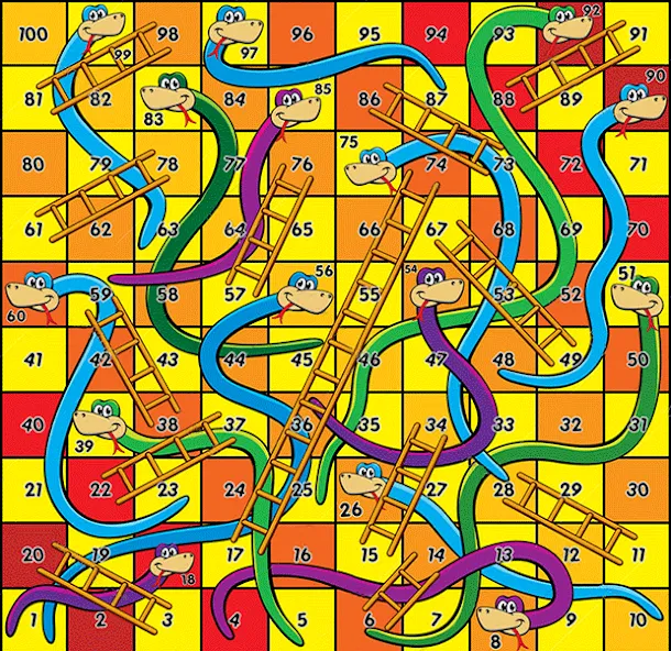 Snake and ladder (Змеи и лестницы) [МОД Много денег] APK Android Screenshot 3