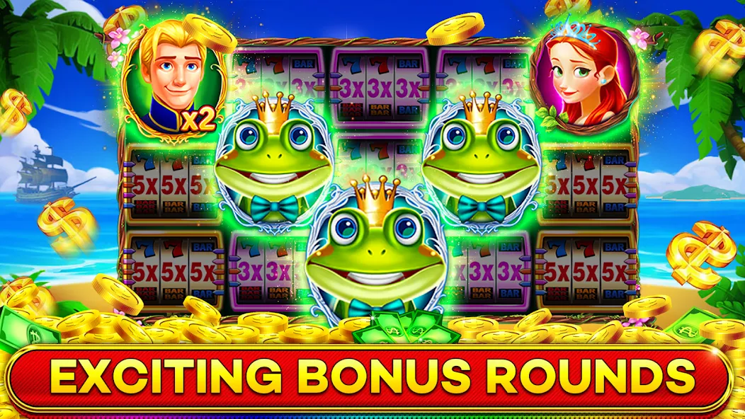 Jackpot Boom Casino Slot Games (Джекпот Бум Казино Игры на Слотмашинах) [МОД Много денег] APK Android Screenshot 5