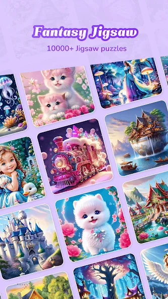 Fantasy Jigsaw - HD Puzzle (Фэнтези Пазл) [МОД Много денег] APK Android Screenshot 1