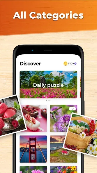 Jigsaw Puzzles HD Puzzle Games [МОД Бесконечные монеты] APK Android Screenshot 3