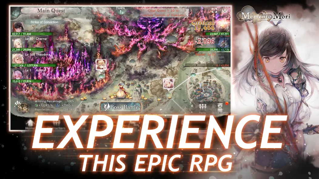 MementoMori: AFKRPG (Мементо Мори) [МОД Unlocked] APK Android Screenshot 5