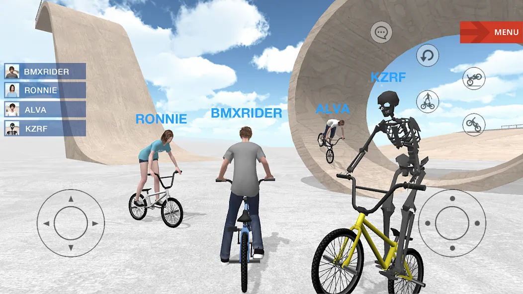 BMX Space (БМХ Спейс) [МОД Все открыто] APK Android Screenshot 2
