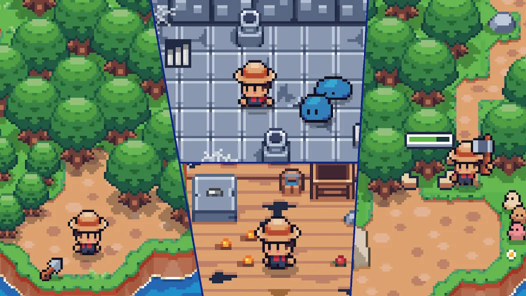 Tiny  Island Survival [МОД Все открыто] APK Android Screenshot 4