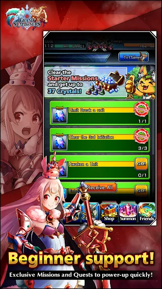 Grand Summoners - Anime RPG (Гранд Саммонерс) [МОД Mega Pack] APK Android Screenshot 5