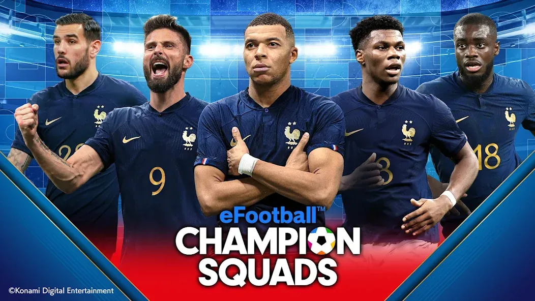 eFootball™  CHAMPION SQUADS (Игровой режим настоящего футбола  Чемпионские команды) [МОД Меню] APK Android Screenshot 1