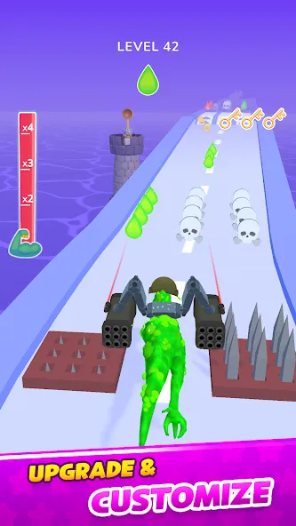 Dino Evolution Run 3D (Дино Эволюция Ран 3Д) [МОД Все открыто] APK Android Screenshot 2