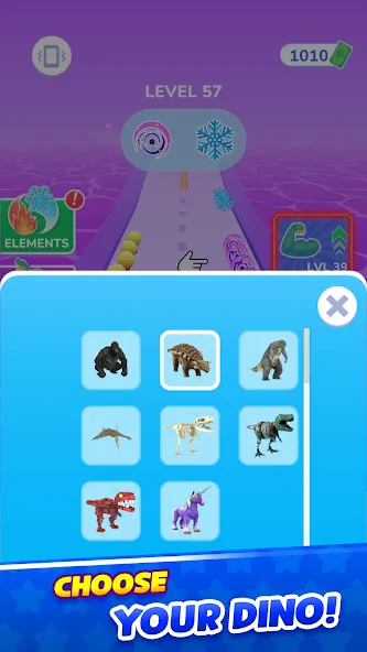 Dino Evolution Run 3D (Дино Эволюция Ран 3Д) [МОД Все открыто] APK Android Screenshot 4
