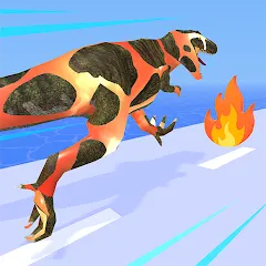 Dino Evolution Run 3D (Дино Эволюция Ран 3Д) [МОД Все открыто] APK Android