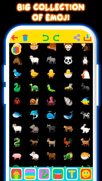 Drawing For Kids - Glow Draw [МОД Много денег] APK Android Screenshot 4