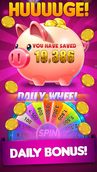 Bingo 90 Live : Vegas Slots (Бинго 90 Лайв) [МОД Много денег] APK Android Screenshot 4