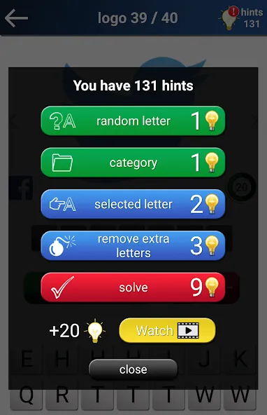 Quiz: Logo game [МОД Бесконечные монеты] APK Android Screenshot 4