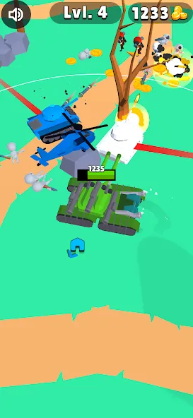 Tank Commander: Army Survival (Танк Коммандер) [МОД Unlocked] APK Android Screenshot 2