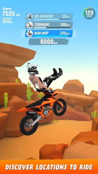Max Air Motocross (Макс Эйр Мотокросс) [МОД Unlocked] APK Android Screenshot 2