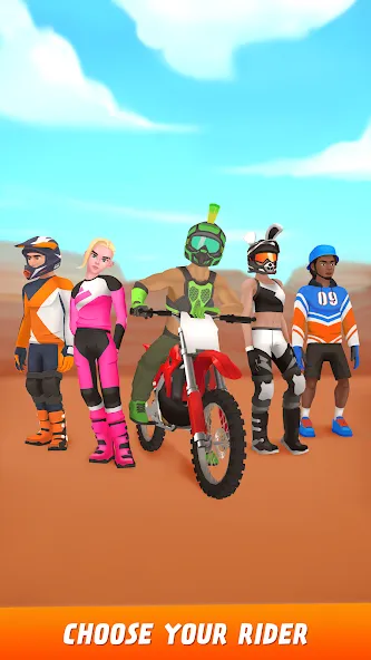 Max Air Motocross (Макс Эйр Мотокросс) [МОД Unlocked] APK Android Screenshot 5
