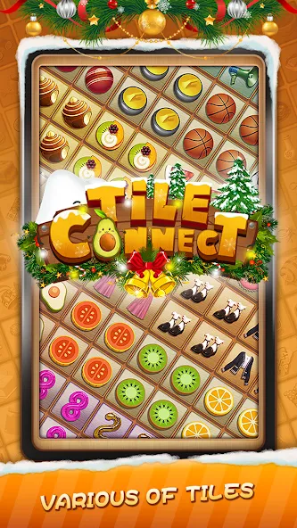Tile Connect - Matching Games (Тайл Коннект) [МОД Меню] APK Android Screenshot 1