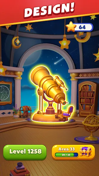 Bubble Shooter Royal Pop [МОД Unlocked] APK Android Screenshot 2