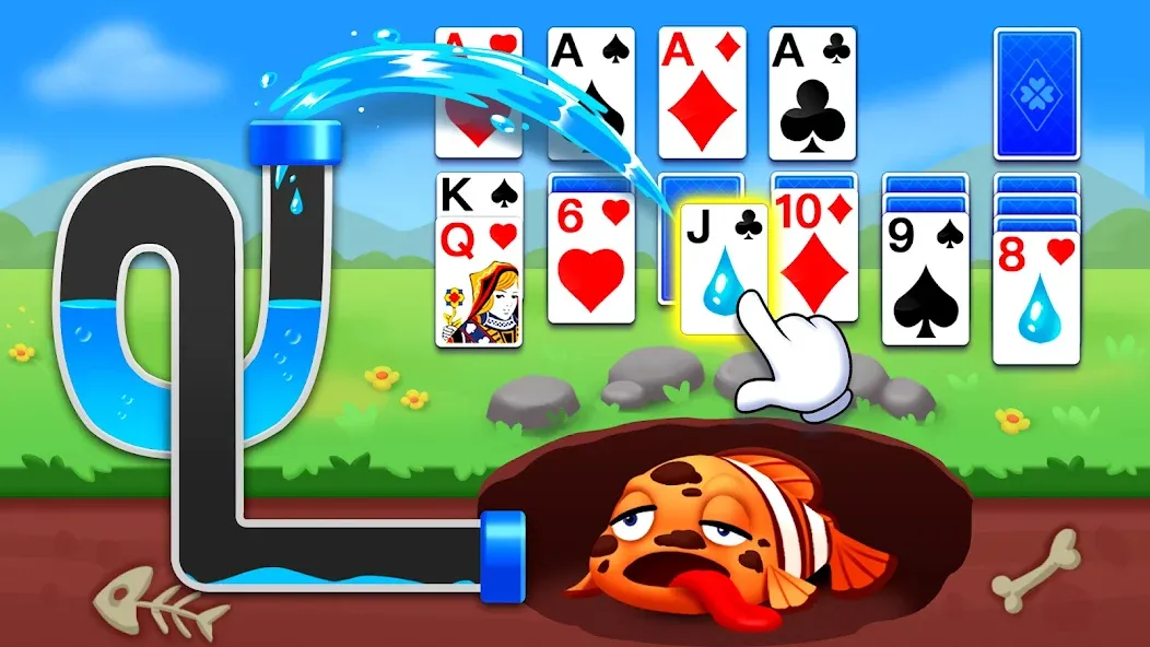 Solitaire Ocean [МОД Много денег] APK Android Screenshot 1