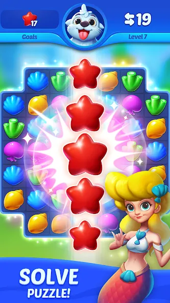 Ocean Match [МОД Бесконечные монеты] APK Android Screenshot 1