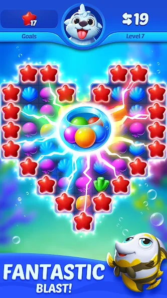 Ocean Match [МОД Бесконечные монеты] APK Android Screenshot 2